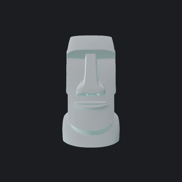 The 3D model 3D Mate generated from the photo