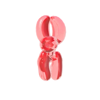 Balloon dog collectible 3D model generated by 3D Mate from a product photo