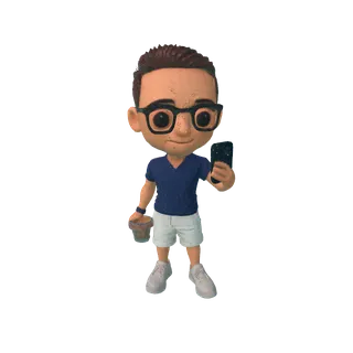 Generated 3D model of the figurine