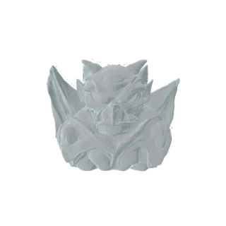 A stone gargoyle generated with Hi3DGen