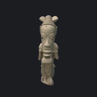 Generated 3D model of the sculpture
